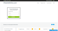 Desktop Screenshot of ihotelsonline.com